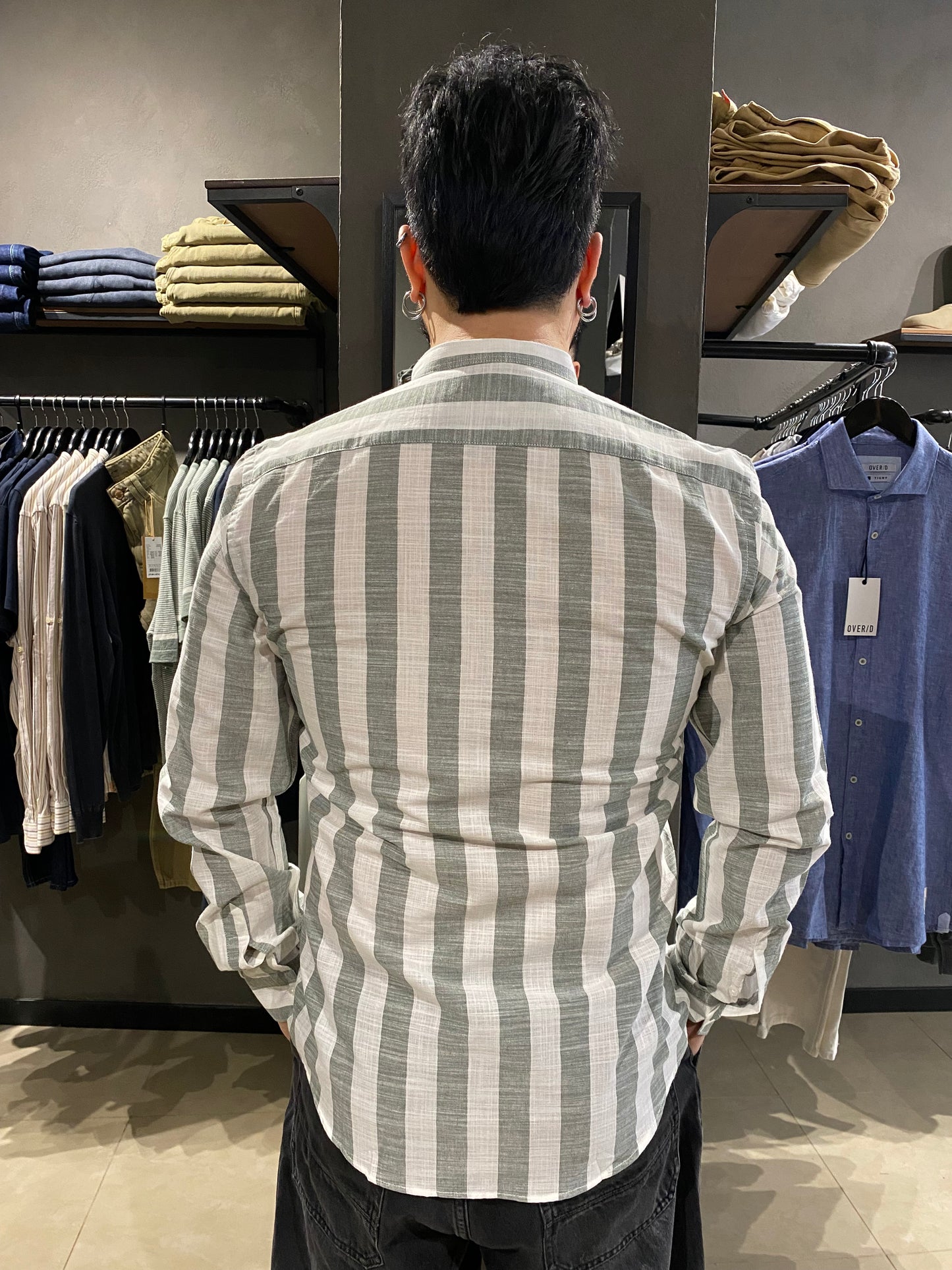 CAMICIA COREANA STRIPES