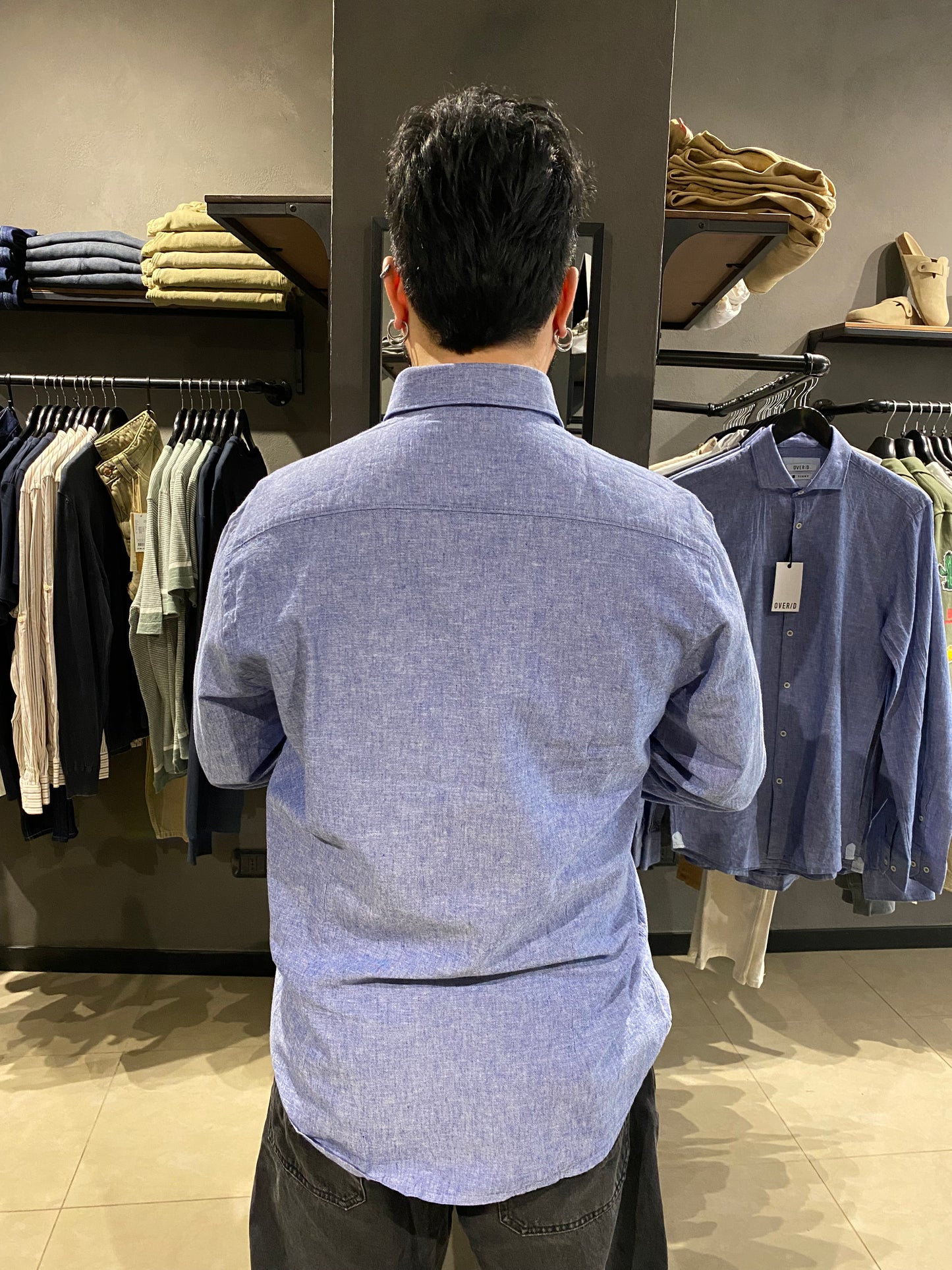 CAMICIA MISTO LINO