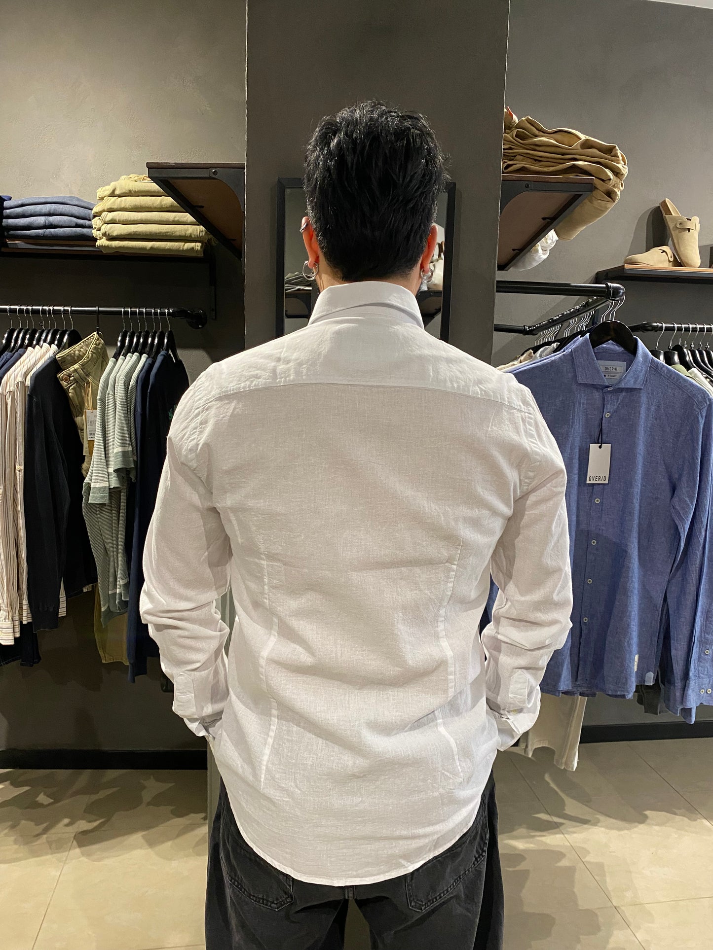 CAMICIA MISTO LINO
