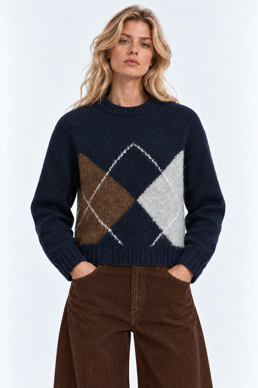 MAGLIONE A ROMBI