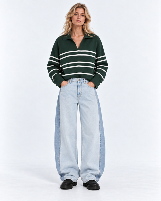 JEANS BICOLOR