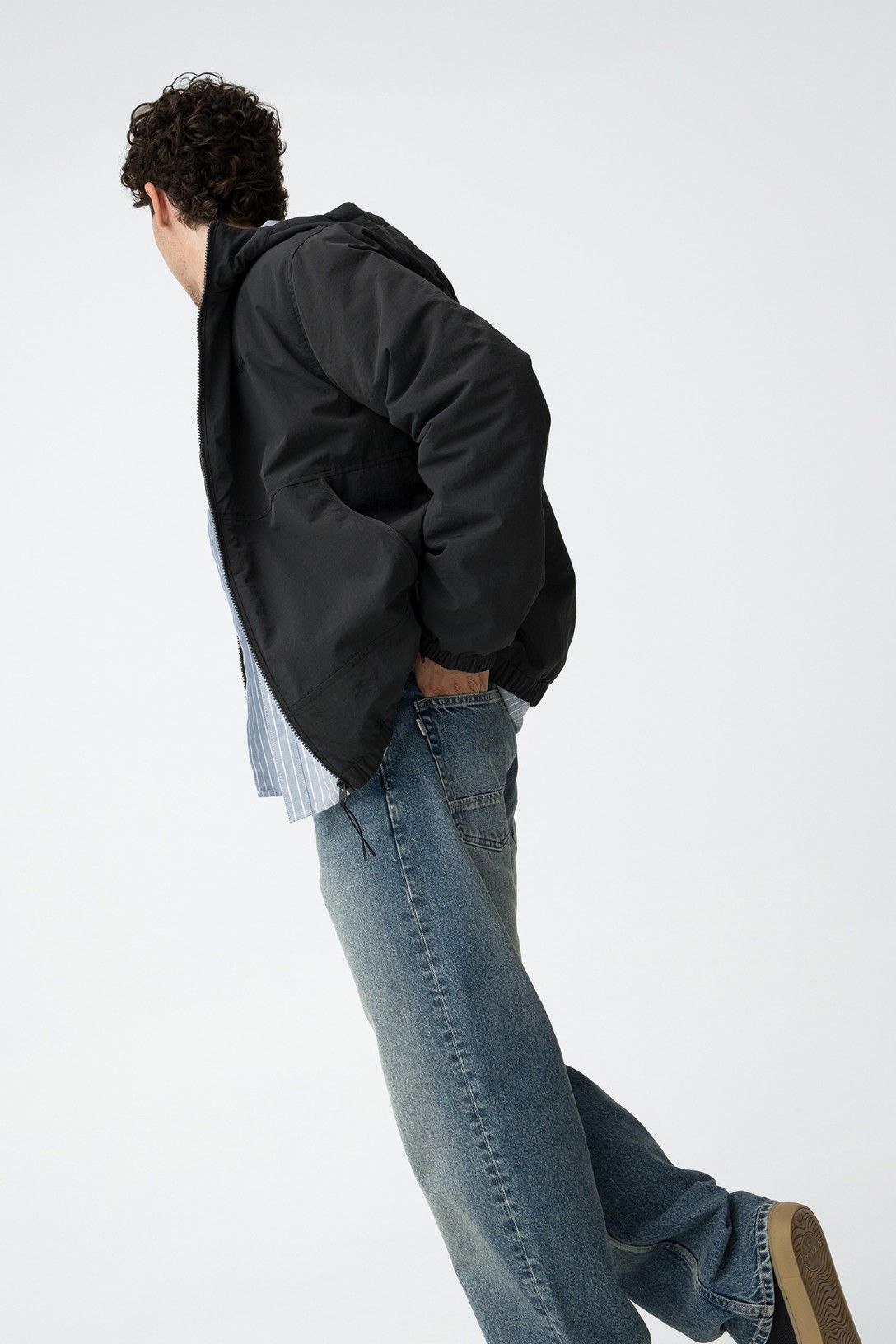 BOMBER CON CAPPUCCIO