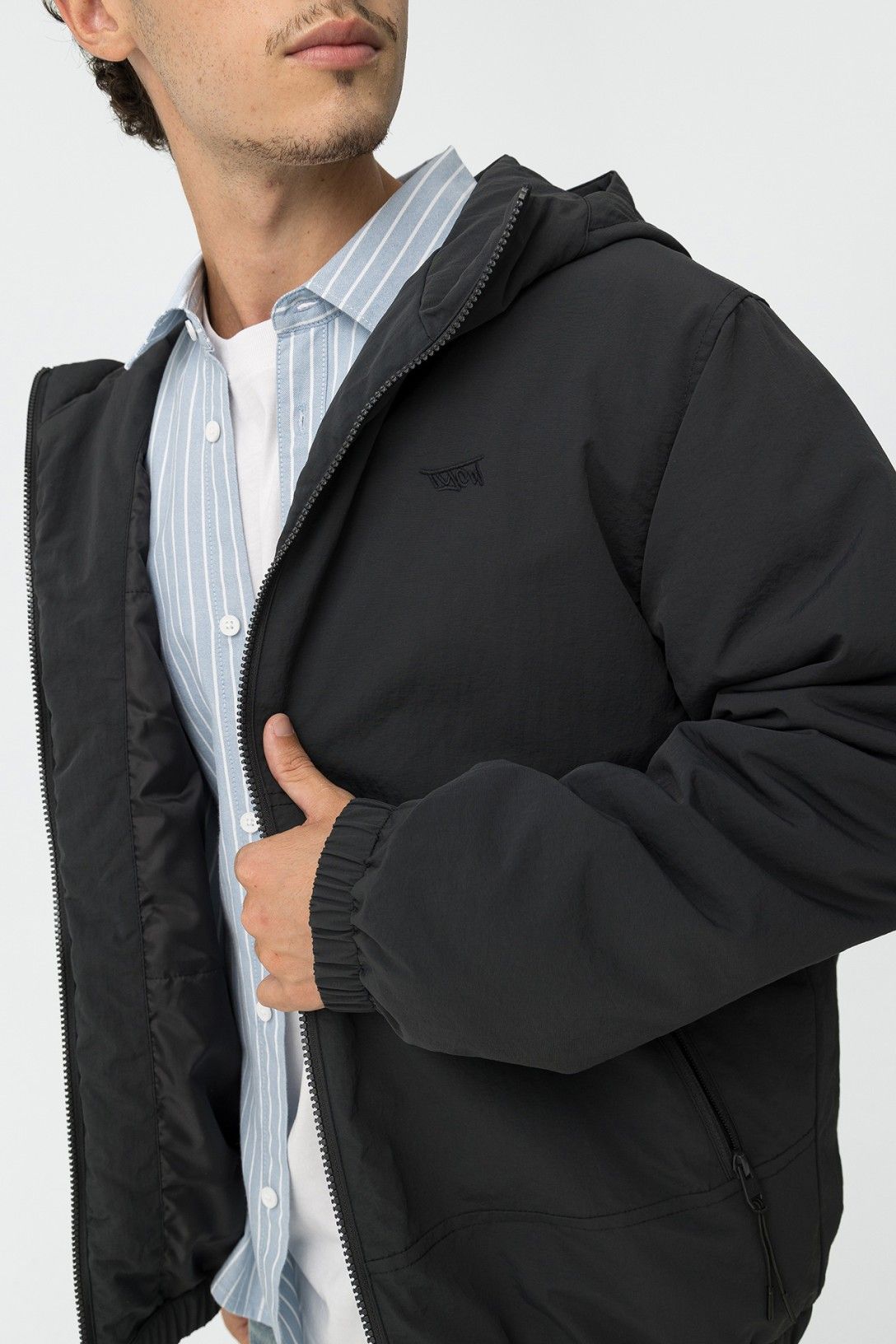 BOMBER CON CAPPUCCIO