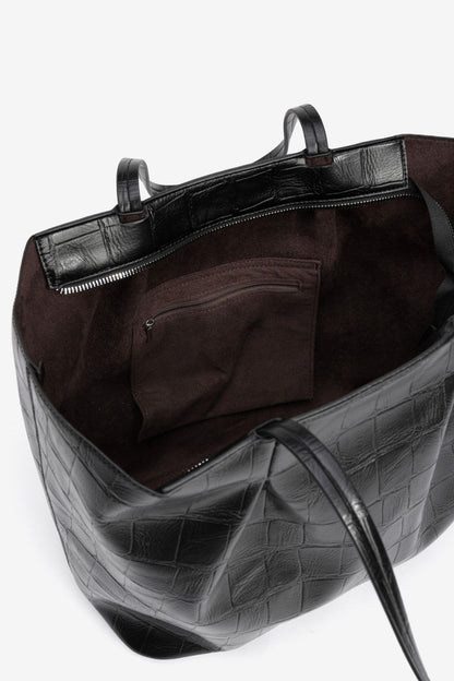 SHOPPING BAG CROCO