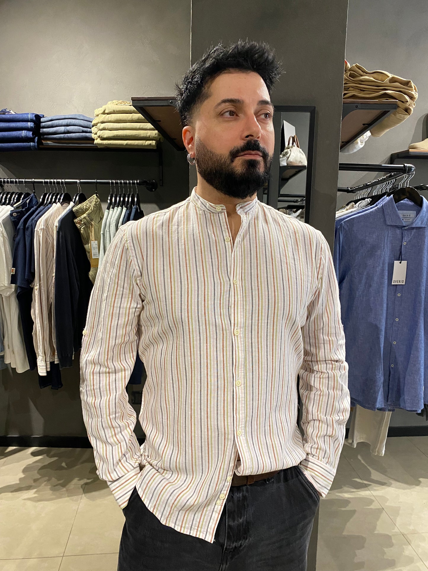 CAMICIA COREANA STRIPES