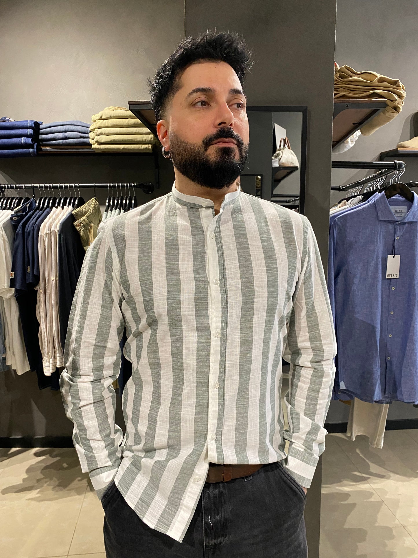 CAMICIA COREANA STRIPES
