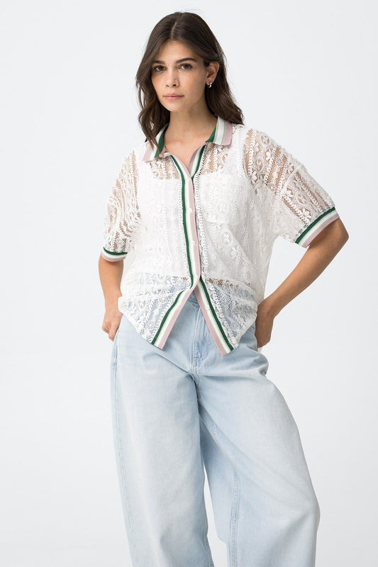 CAMICIA PIZZO