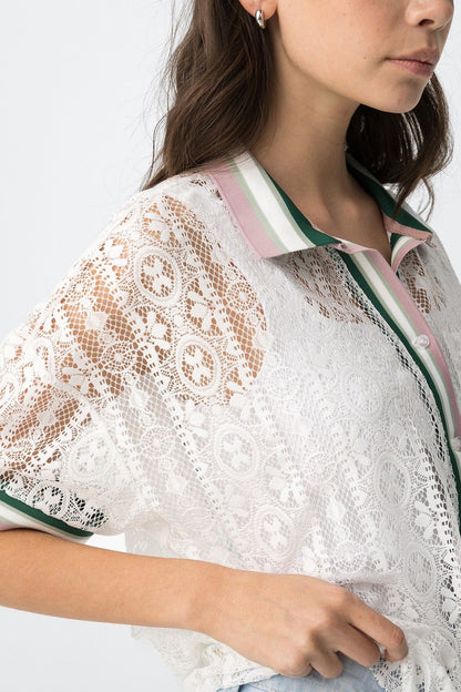 CAMICIA PIZZO