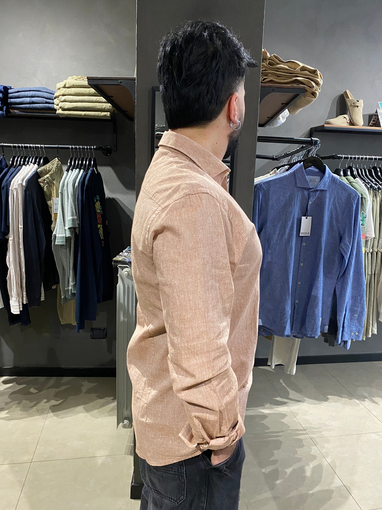 CAMICIA MISTO LINO