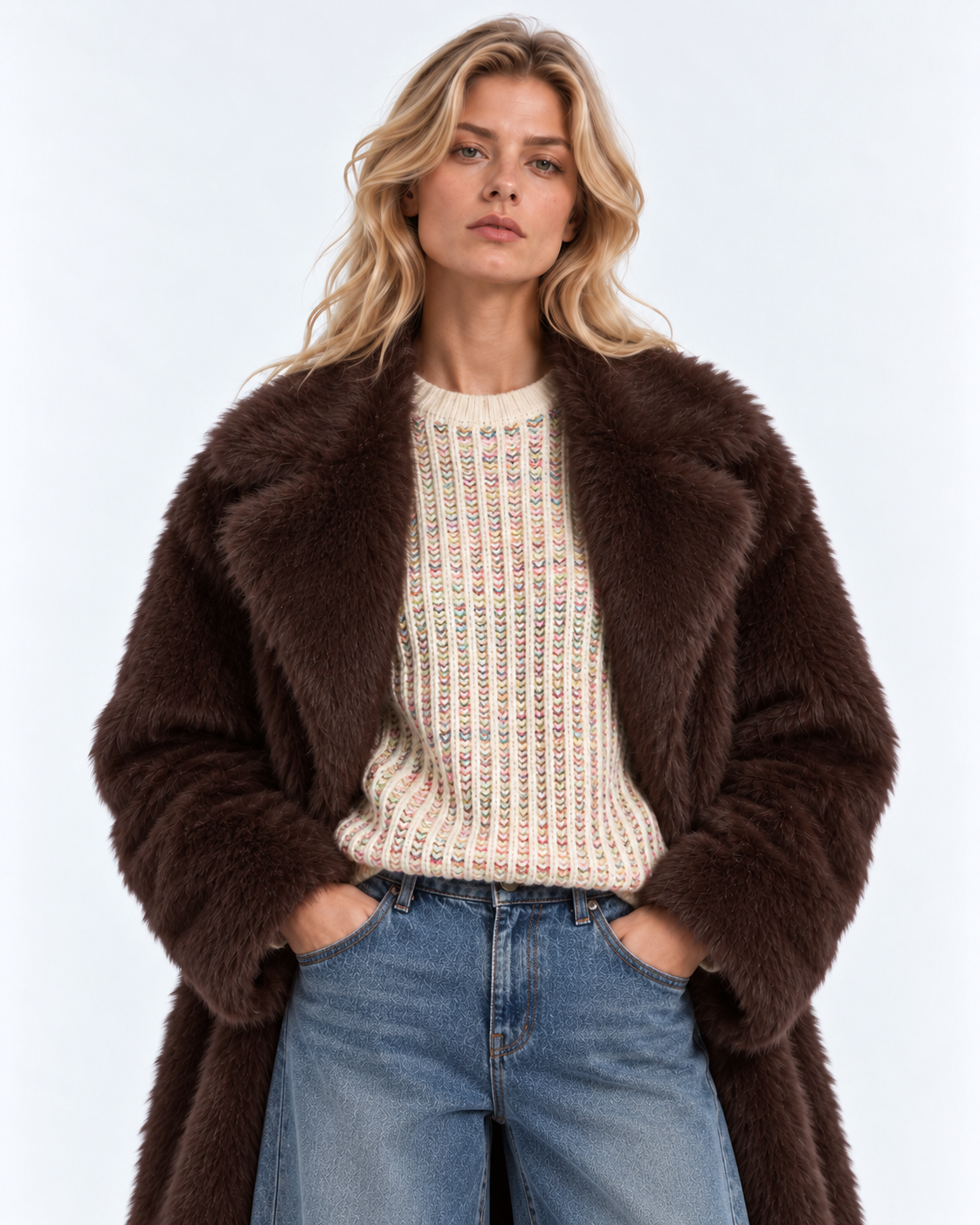 CAPPOTTO IN ECOPELLICCIA