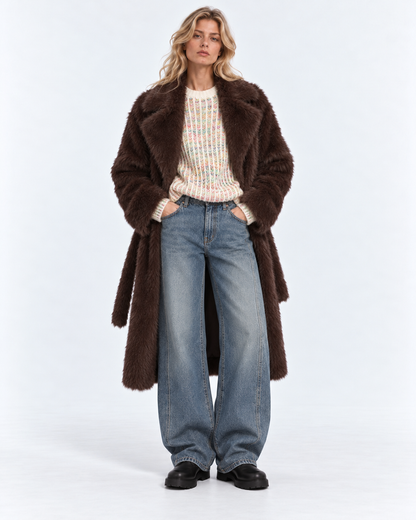 CAPPOTTO IN ECOPELLICCIA