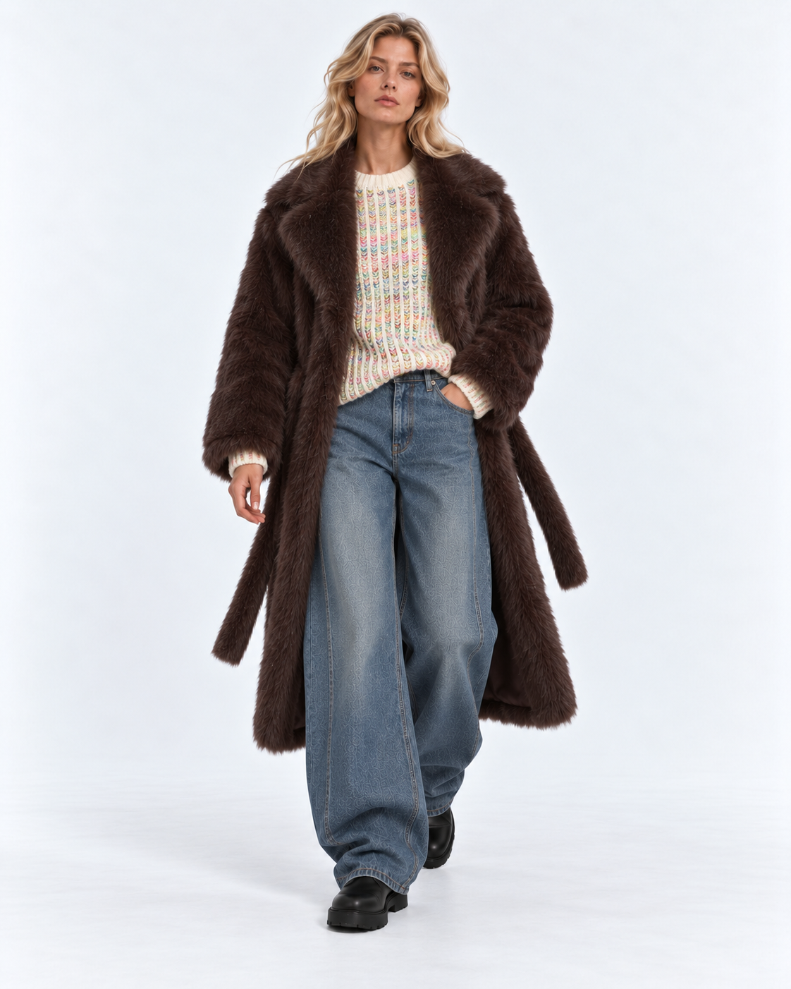 CAPPOTTO IN ECOPELLICCIA