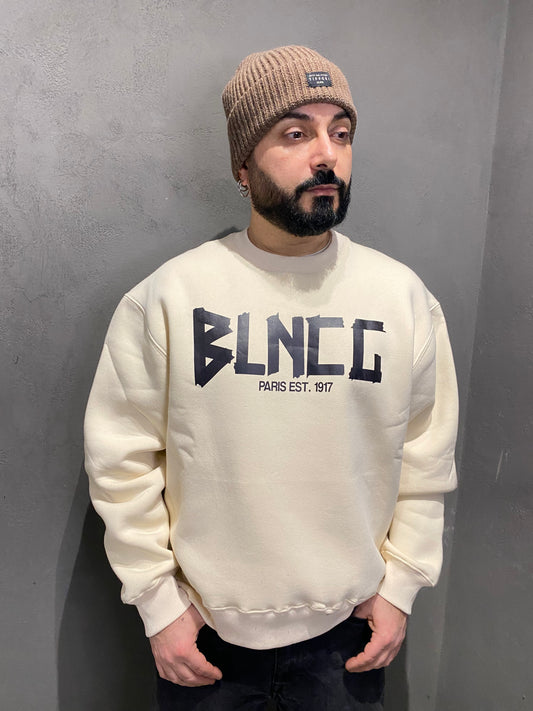 FELPA GIROCOLLO BLNCG