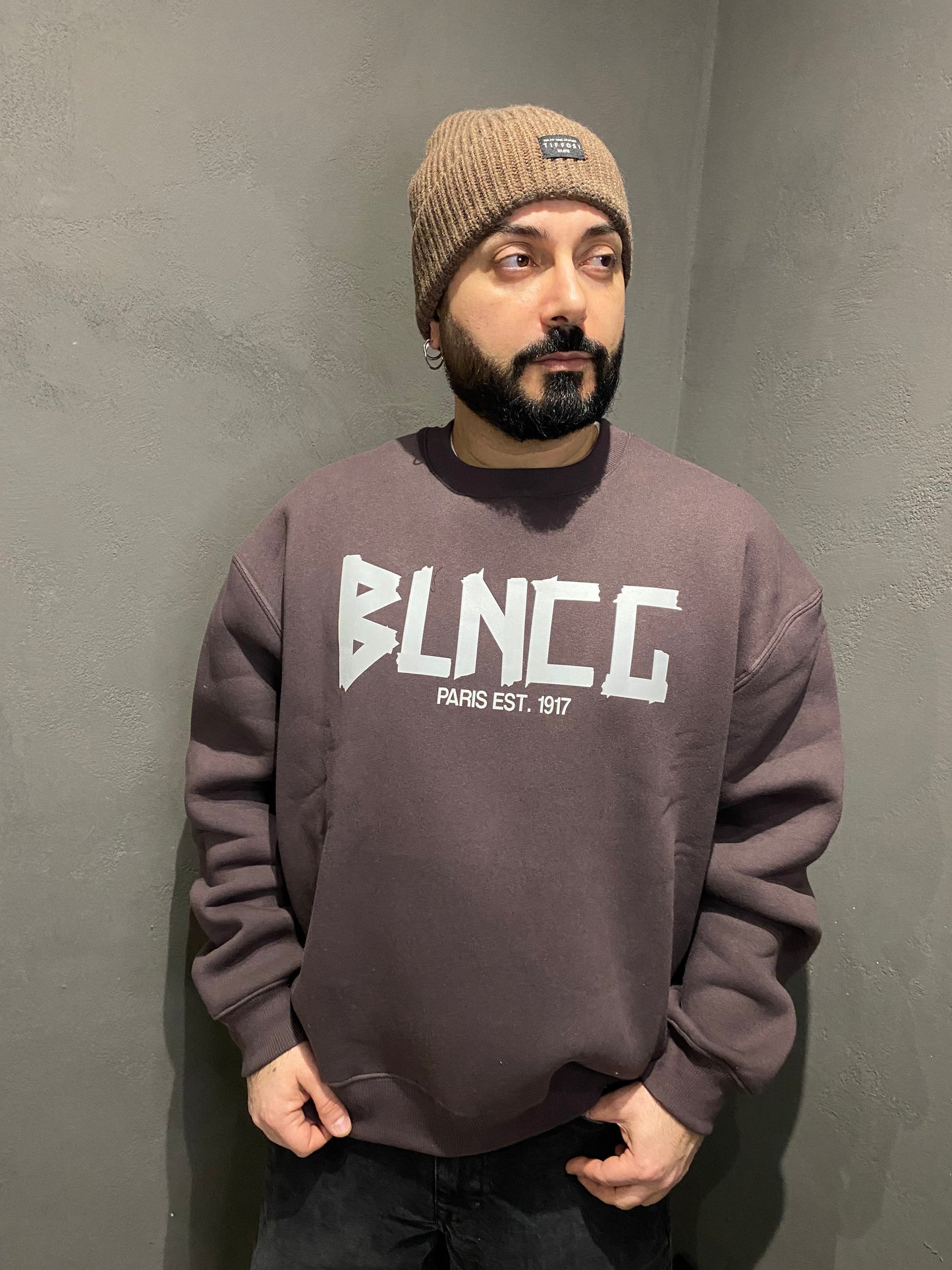 FELPA GIROCOLLO BLNCG