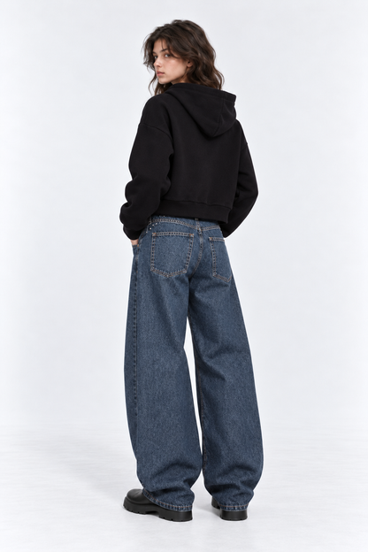 JEANS CON BORCHIE