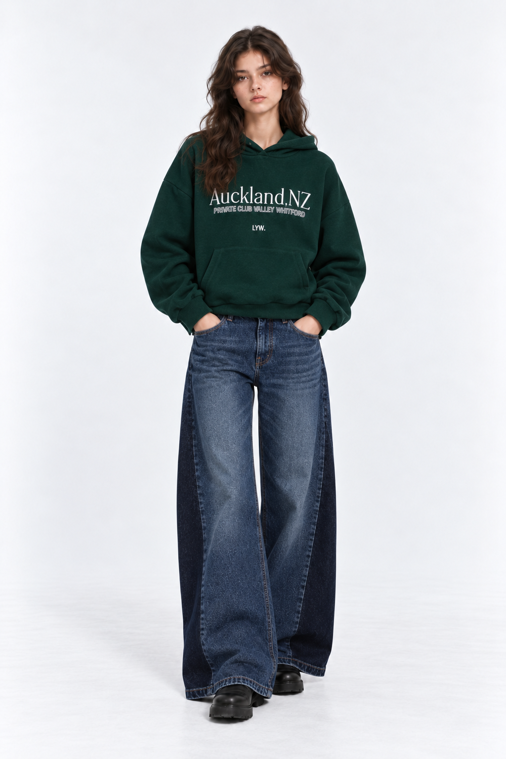 JEANS BICOLOR