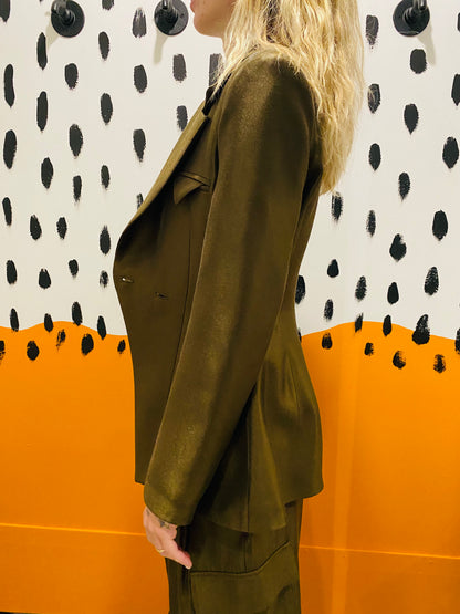 GIACCA ASIMMETRICA SATIN