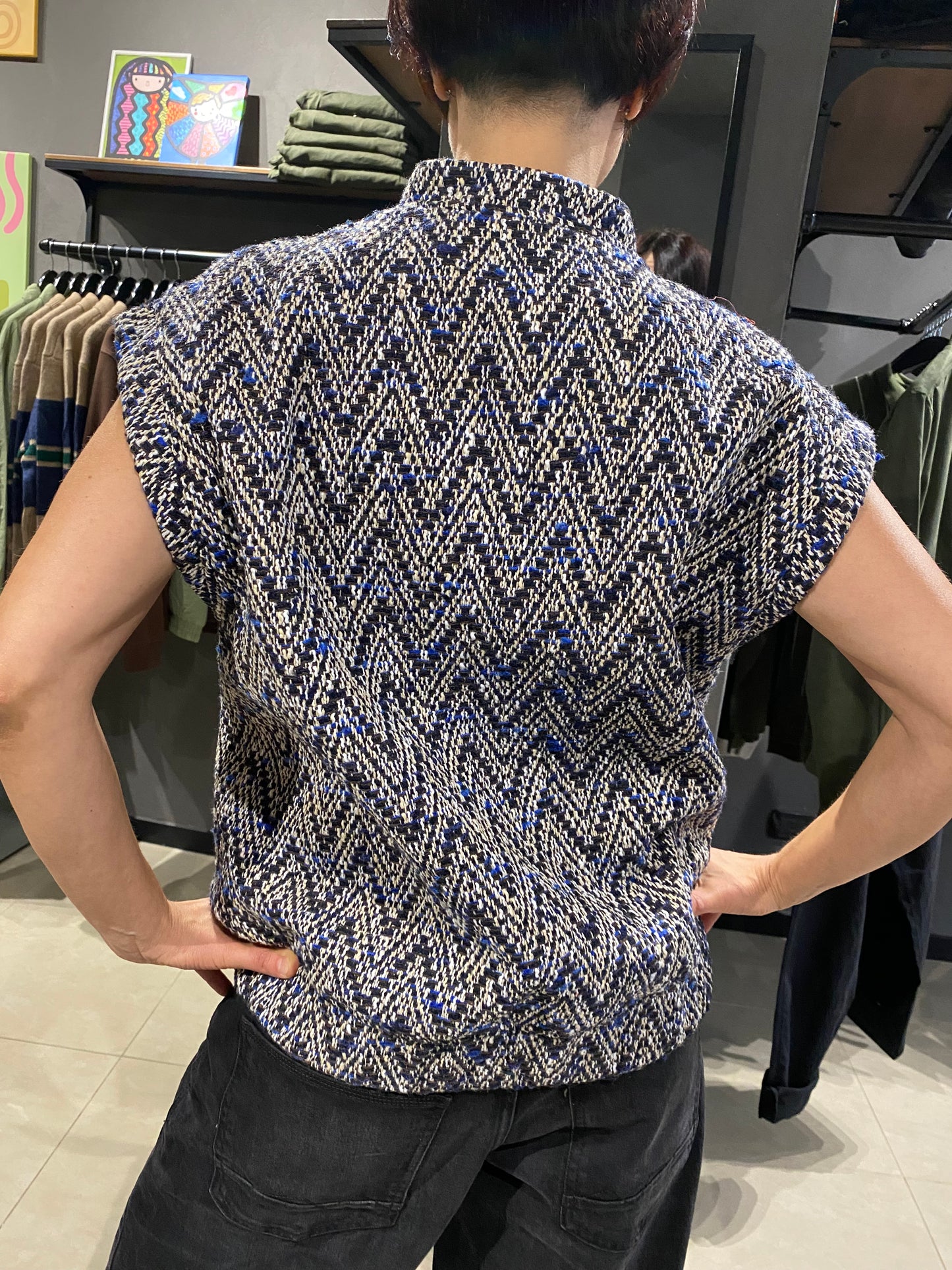GILET ZIGZAG