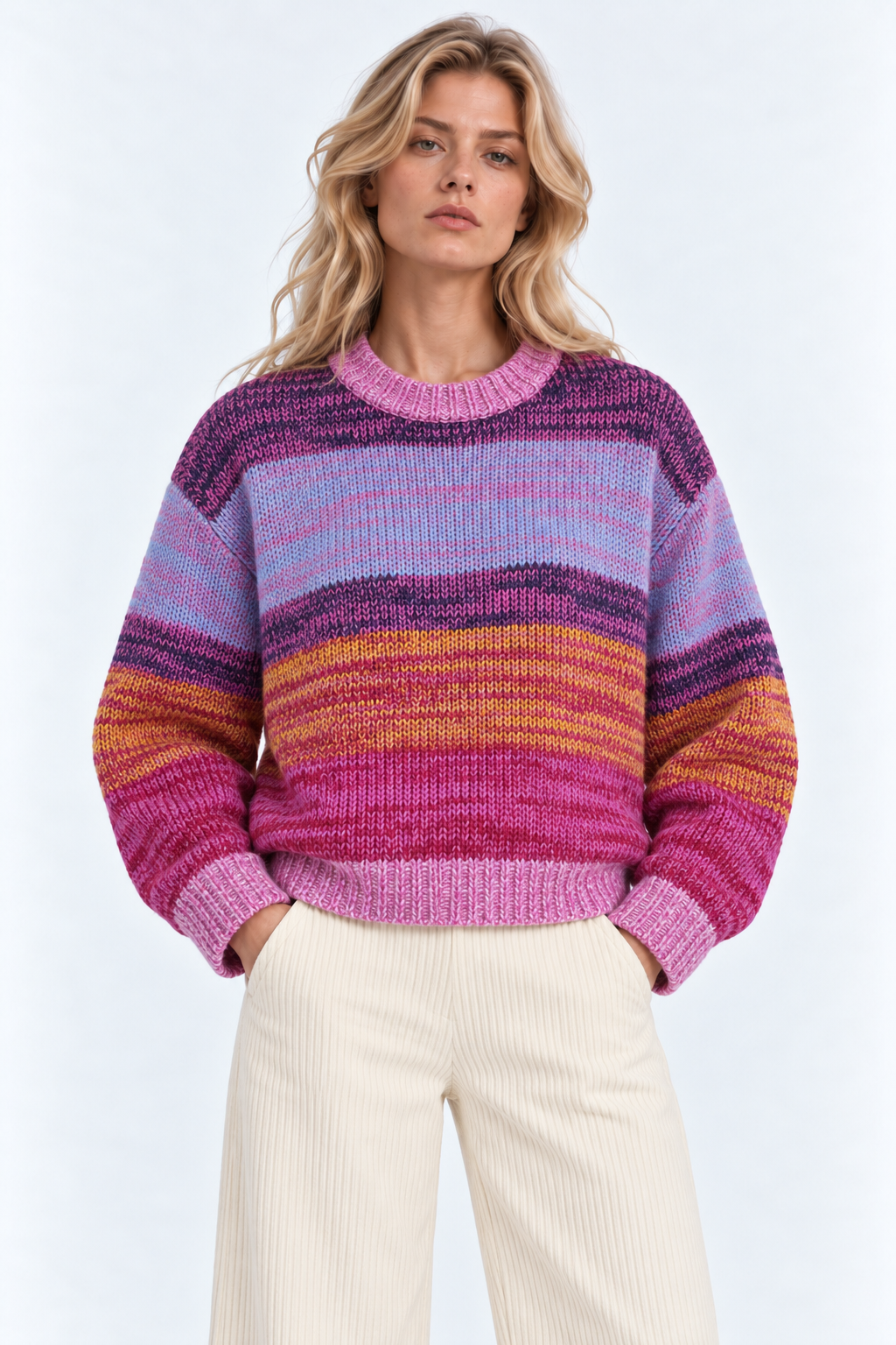 MAGLIONE SPACE DYE