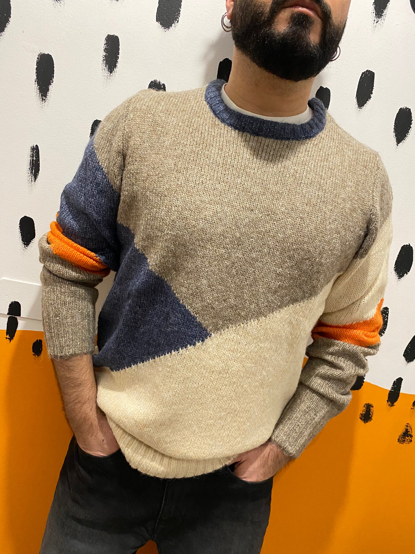 MAGLIONE COLOR BLOCK