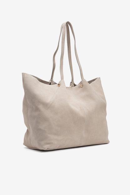 SHOPPER PELLE SCAMOSCIATA