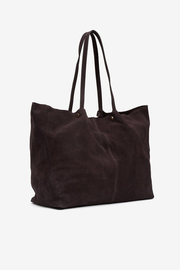 SHOPPER PELLE SCAMOSCIATA