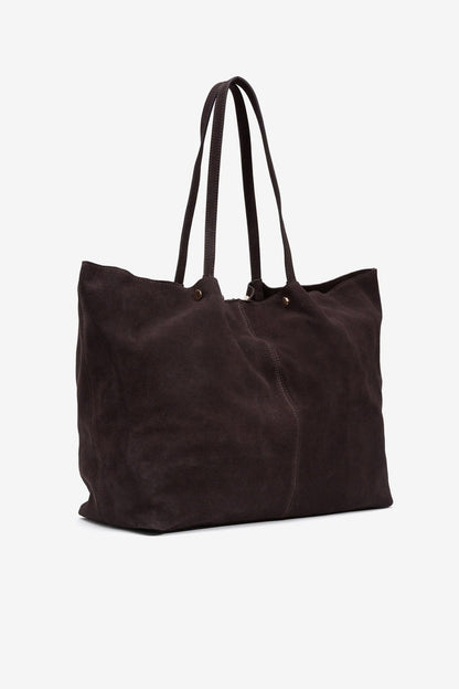 SHOPPER PELLE SCAMOSCIATA