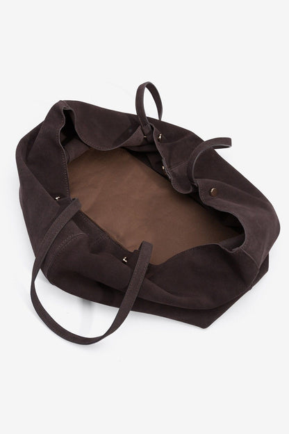 SHOPPER PELLE SCAMOSCIATA